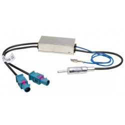 Переходник антенный ISO ANT-3AMP "FAKRA"с усилителем/ Ford, Audi, Seat, Skoda, VW